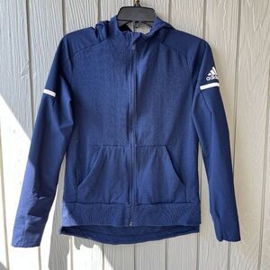 Adidas Squad Performance Climalite Hoodie Jacket XS Zip Pockets